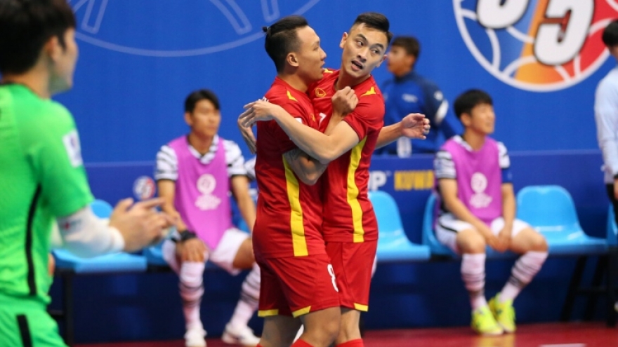 Vietnam trounce RoK 5-1 at 2022 AFC Futsal Asian Cup